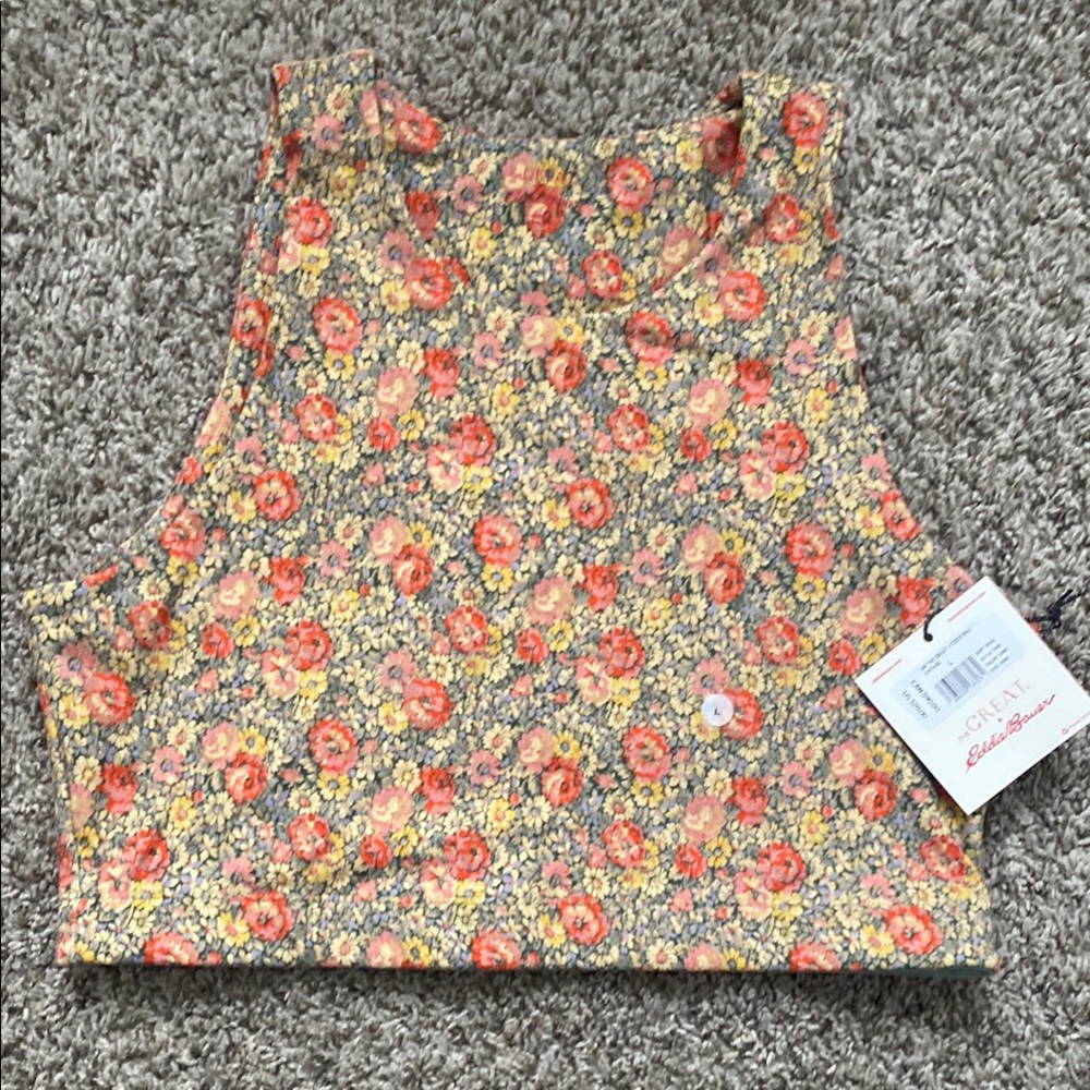 The Great.  Sleeveless Crop Tank Top